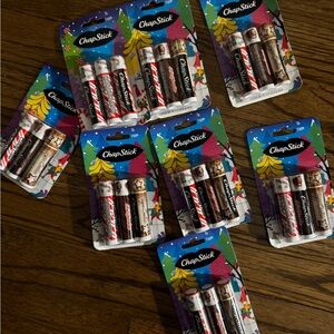 Holiday Edition Lip Balm Set - lot of 8 each with 3 chapsticks - NIB